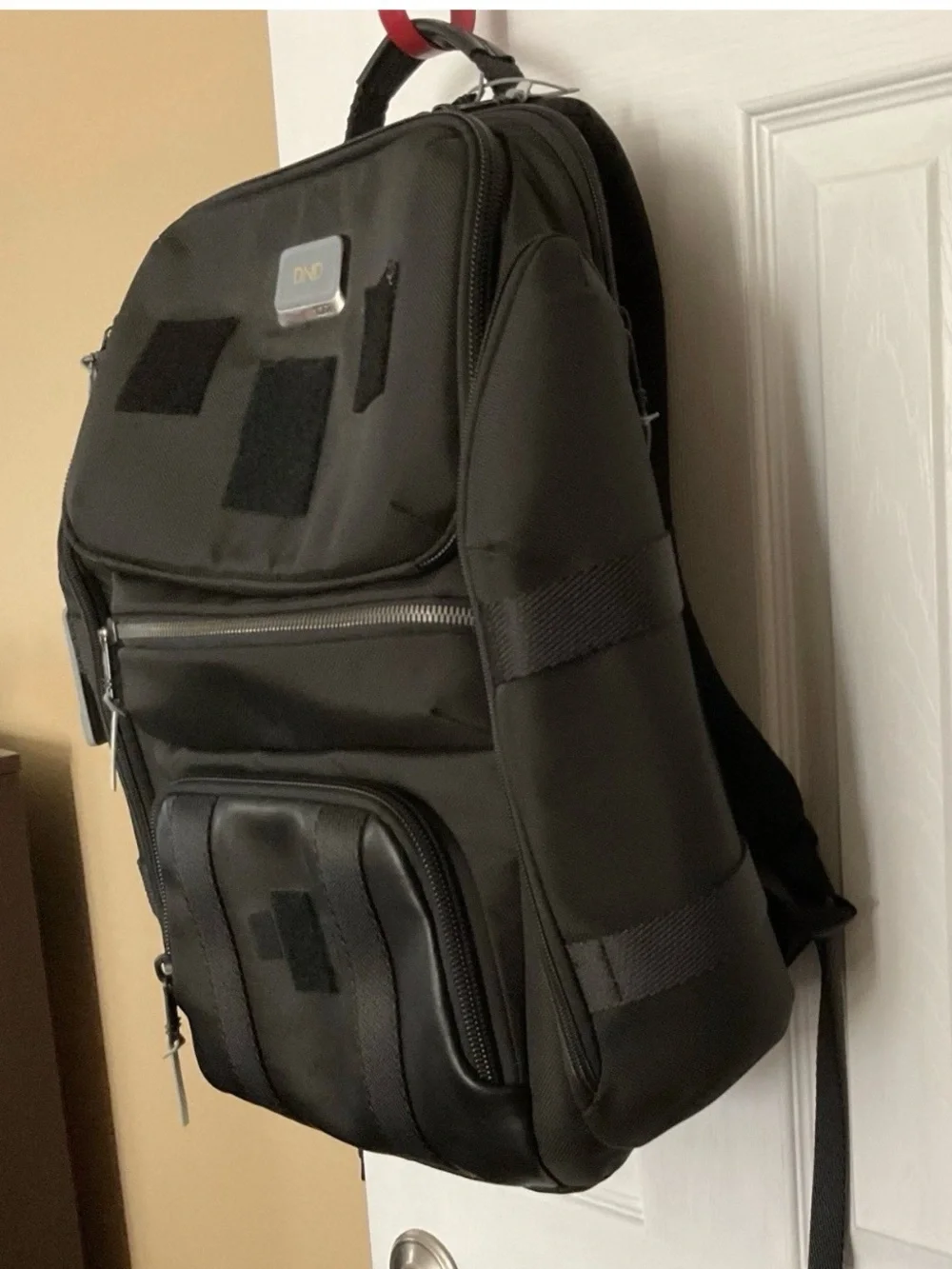 TUMI Alpha Bravo Tyndall Black Utility Carry Backpack Nylon Reg $650